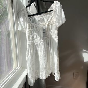 🤍🤍Urban Outfitters White Cotton Dress NWT.